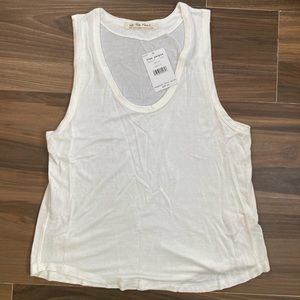 Free people white tank sz XS